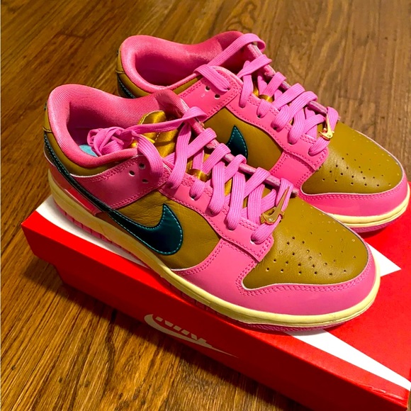 💕🩰🤎 Nike Dunk Low Parris Goebel SZ 8W / 6.5Y 🤎🩰💕 - Picture 3 of 7